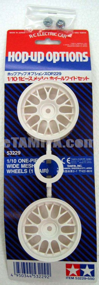 Tamiya 53229 - One-Piece Wide Mesh Wheels *2 OP-229