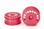 Tamiya 47398 - Large Dish Wheels (4WD Front, 62/25, Pink)
