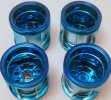 Tamiya 9804725 - WR02 Wheel Bag (Blue, 4pcs) for Suzuki Jimny Wheelie