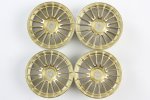 Tamiya #84153 - RC Med Narrow 18-Spoke Wheels - Gold / 0