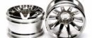 Tamiya 54677 - GF-01 Chrome Plated 10-Spoke Wheels