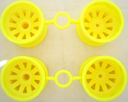 Tamiya 9335228 - Front + Rear Wheel(1set) for 58181/58524 Stadium Thunder Truck