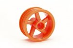 Tamiya 54914 - T3-01 Front Wheel (Fluorescent Orange)