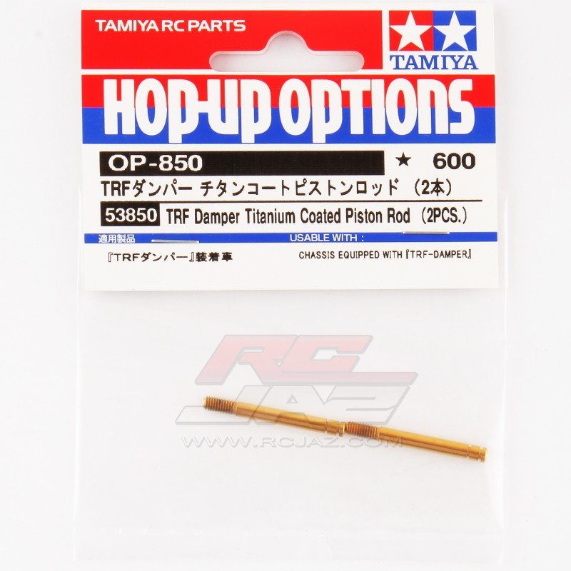 Tamiya 53850 - TRF Damper Titanium Coated Piston Rod (2pcs) OP-850