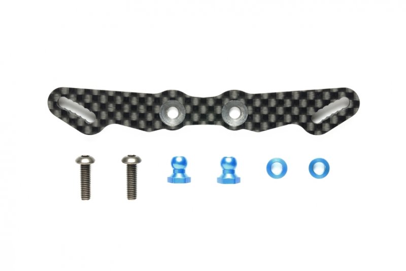 Tamiya 54846 - TB05 Carbon Front Damper Stay (for TRF SS Big Bore Dampers) OP-1846