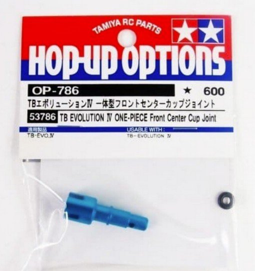 Tamiya 53786 - TB Evolution IV One-Piece Front Center Cup Joint OP-786