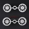 Tamiya 9334092 - Wheels (White/4 pcs.) for 58476 FF03 JAS Motorsport Honda Civic 19334092