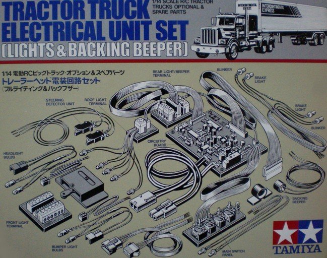 Tamiya 56501 - 1/14 Scale Tractor Truck Electrical Kit
