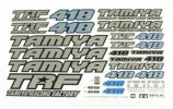 Tamiya 1424480 - TRF418 Sticker Logo Type for 42270