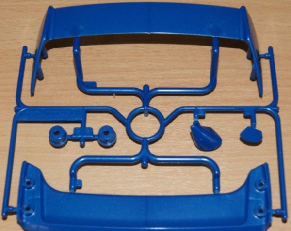 Tamiya 0004134 - H Parts (Rear Wing) for Subaru Impreza TT-02 Monte-Carlo \'99/TL01 WRC 2001/58631/57713/57704