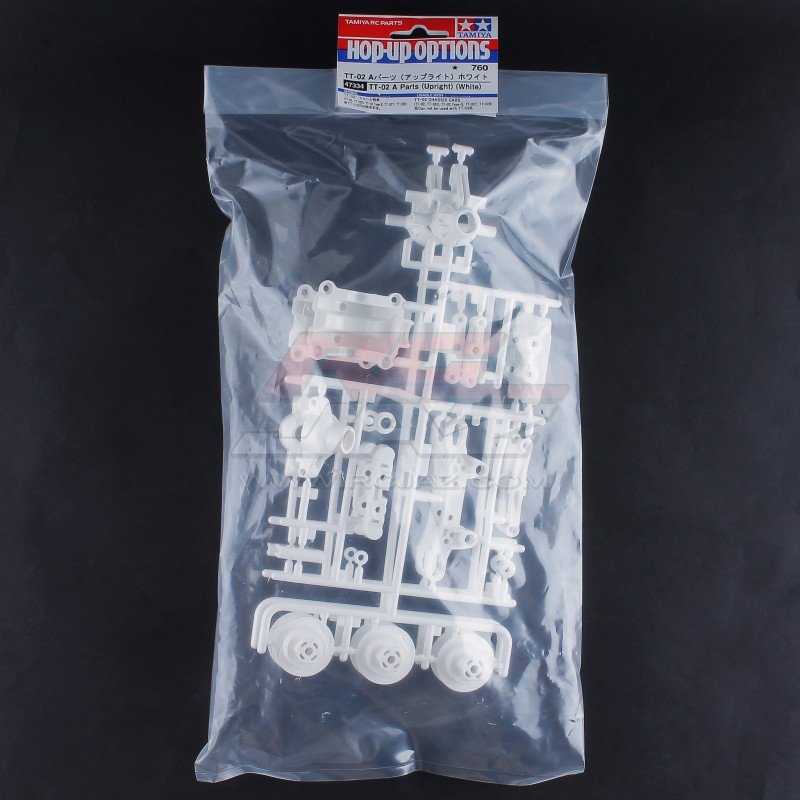 Tamiya 47334 - White TT-02 A-Parts (Upright)