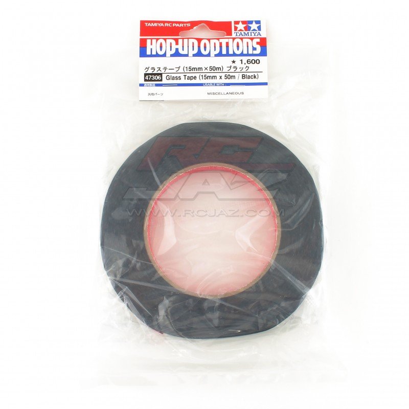 Tamiya 47306 - Glass Tape (15mm x 50m / Black)