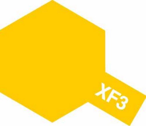 Tamiya 81303 - Acrylic XF-3 Flat Yellow - 23ml Bottle
