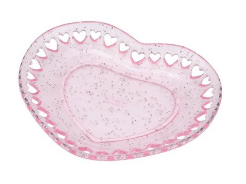 Tamiya 76652 - Mini Heart Dish Pink Lame 70mm
