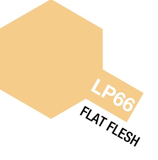 Tamiya 82166 - LP-66 Flat Flesh 10ml Bottle Lacquer Paints