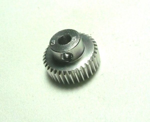 TEAMPOWERS Hard-Coated 64P Pinion Gear , 35T (TP-PG6435)