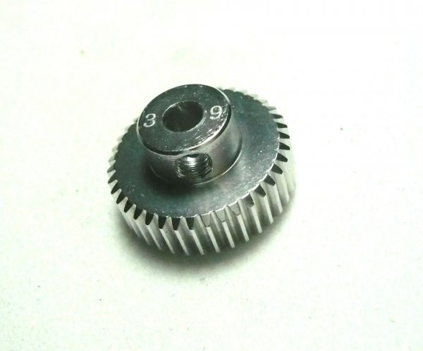 TEAMPOWERS Hard-Coated 64P Pinion Gear , 39T (TP-PG6439)