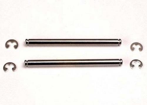 Traxxas (#2640) 44mm Chrome Suspension Pins with Clip for Nitro Stampede & Rustler