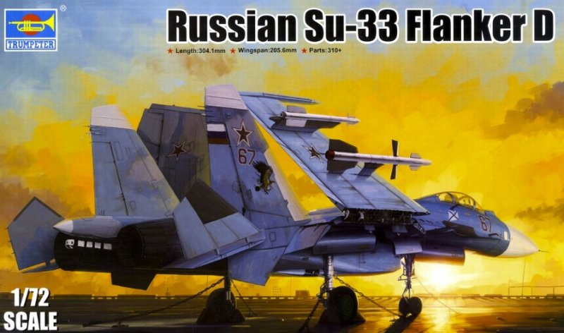 Trumpeter 01678 - 1/72 Russian Su-33 Flanker D