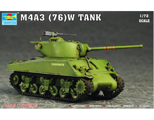 Trumpeter 07226 M4A3 76(W) TANK