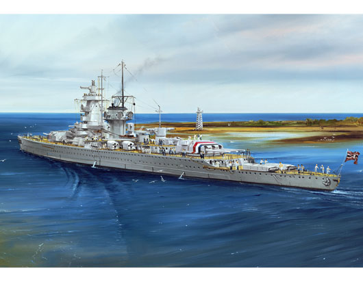 Trumpeter 05773 - 1/700 German Pocket Battleship (Panzer Schiff) Admiral Graf Spee 1937