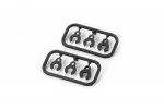 XRAY 352381 XB8 Composite Caster Clips (2)