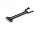XRAY 354257 - GTX Carbon Center Mounting Front Brace - Flat Chassis