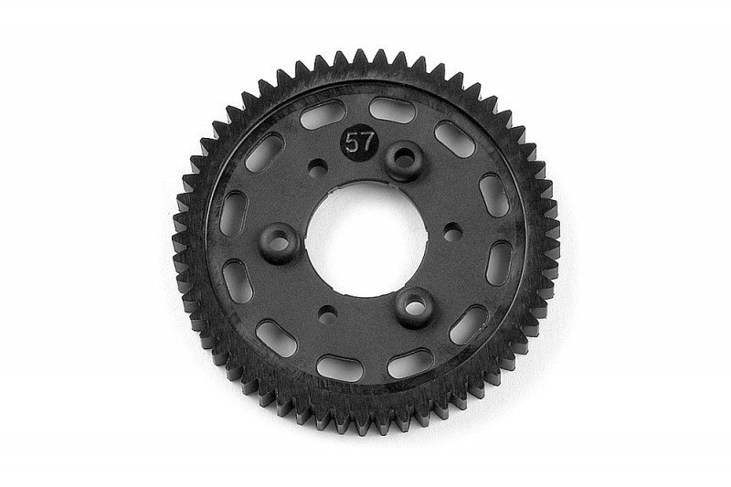 XRAY 335657 Graphite 2-Speed Gear 57T (1st)