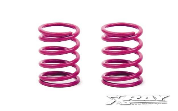 XRAY 338297 Springs - Set C=5.0 - Medium-Hard - Rear (2)