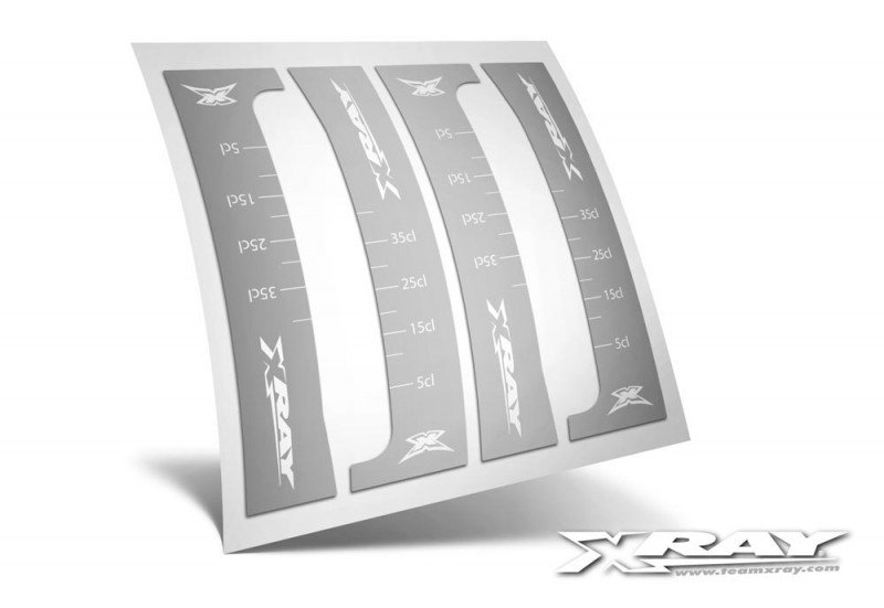 XRAY 338690 Fuel Tank Capacity Sticker