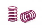 XRAY 338186 Spring-Set D=1.8 (35.5 LB) Purple - Medium-Hard - Front (2)