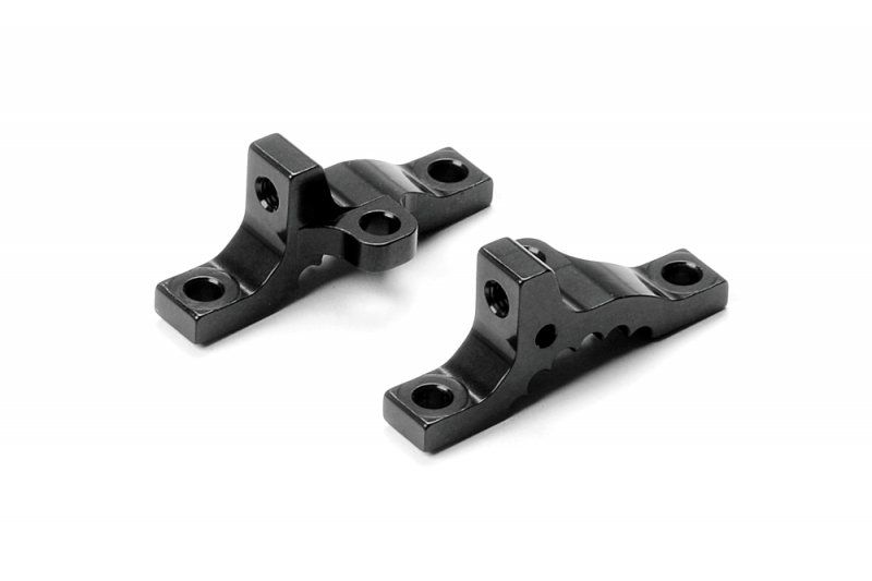 XRAY 332039 - Aluminium Upper Clamp Front - Multi-flex - Black - 7075 T6 - (L+R)