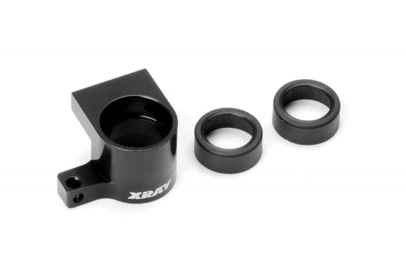 XRAY 335724 - Aluminium Front Middle Shaft Holder - Black - Set