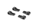 XRAY 332712 - Aluminium Lower 2-PIECE Front Suspension Holder +2MM - Black (4)