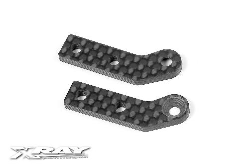 XRAY 342190 - Graphite Extension For Suspension Arm - Front Lower (L+R)