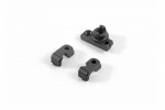 XRAY 344051 Composite Brake Upper Plate & Clamps for Rear Anti-Roll Bar