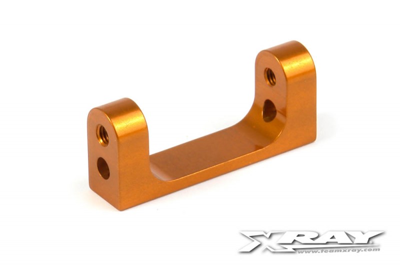 XRAY 302050-O T4 Aluminum Lower Rear Suspension Holder - Orange