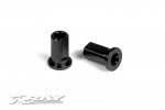XRAY 302033-K Aluminium minium Nut For Suspension Holder - Black (2)