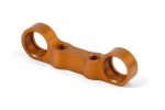 XRAY #302545-O - Aluminium minium Steering Plate For Dual Servo Saver - Orange