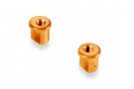 XRAY 372317-O Aluminum Eccentric Bushing 0.5mm - Orange (2)