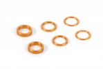 XRAY 375090-O Set of Aluminum Shims (0.5mm, 1.0mm, 2.0mm) - Orange