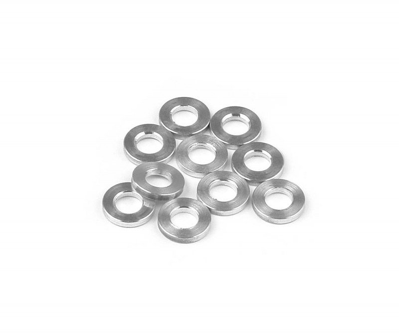 XRAY 303122 T2 Aluminum Shim 3x6x1.0mm (10)