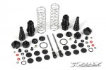 XRAY 358204 - XB9 Rear Shock Absorbers + Boots Complete Set (2)