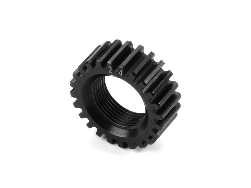 XRAY 348434 Aluminium BBB Pinion Gear 24T (2ND) - Swiss 7075 T6 - Hard Coated