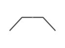 XRAY 342485 - Anti-roll Bar Front 2.5 mm