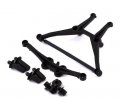 XRAY 321321 - SCX Composite Front + Rear Body Holder + Body Mounts (8)