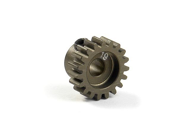 XRAY 305919 Narrow Pinion Gear Aluminum Hard Coated 19T/48