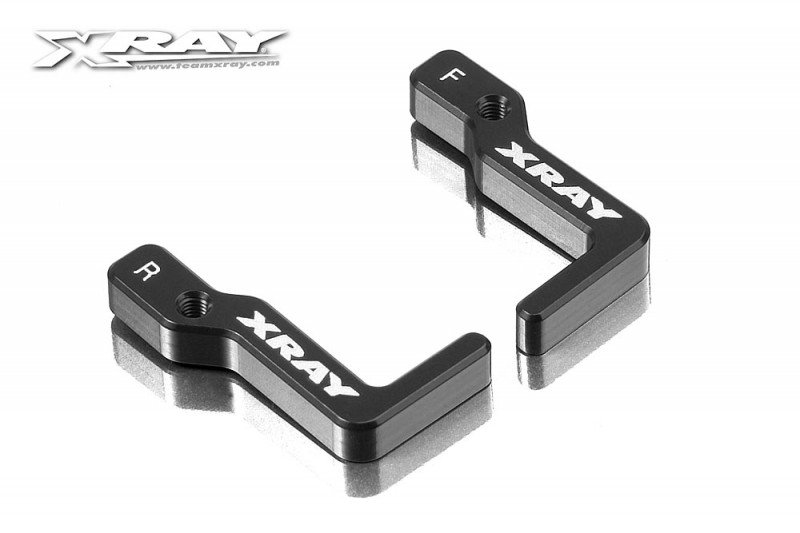 XRAY 306186 Aluminum LiPo Battery Backstop (F+R)