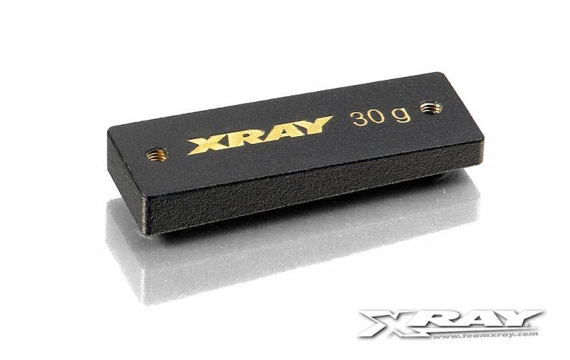 XRAY 309854 Precision Balancing Chassis Weights Center 30g