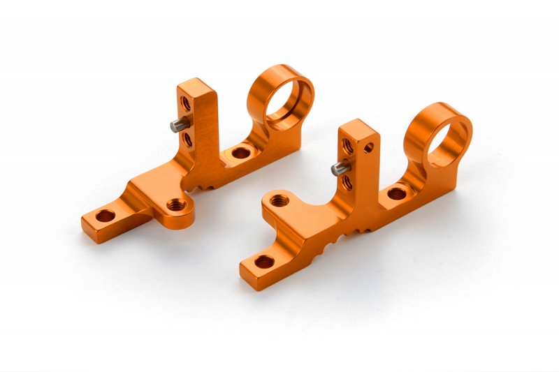 XRAY 302038-O - T4f Aluminium Front Upper Clamp (L+R) - Orange